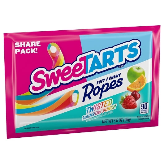 Sweetart Ropes Twist Rainbow Twists Share Pack, 4 x 12 x 3.5 oz Case - DOT product image 5