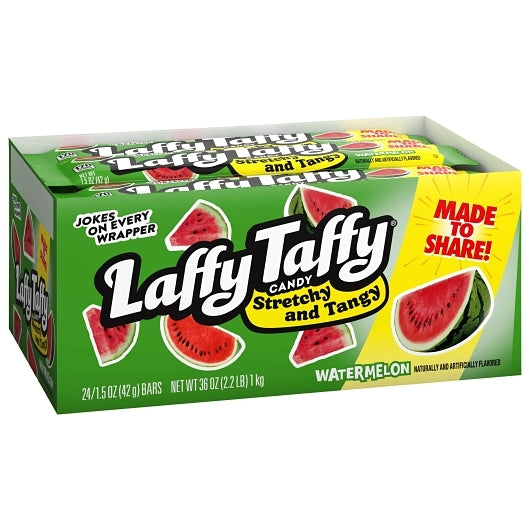 Laffy Taffy Watermelon Taffy Singles, 12 x 24 x 1.5 oz Case - DOT product image 4