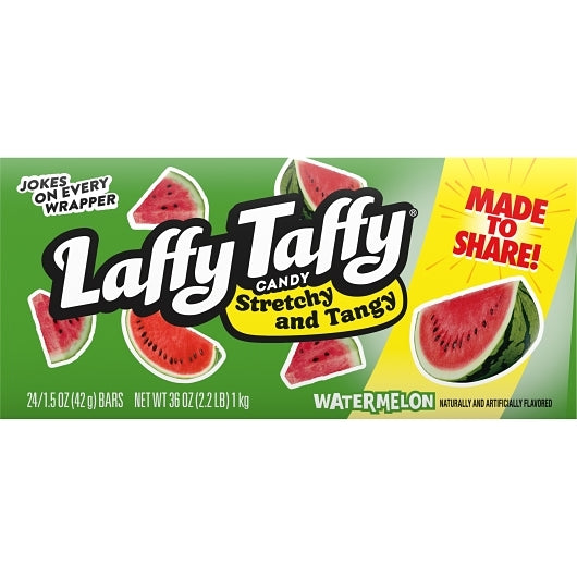 Laffy Taffy Watermelon Taffy Singles, 12 x 24 x 1.5 oz Case - DOT product image 2