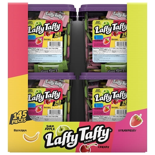 Laffy Taffy Assorted Club Pack Taffy, 8 x 49.3 oz Case - Candy & Confections