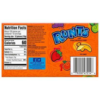 Runts Fruit Candy, 12 x 5 oz Case - DOT product image 8