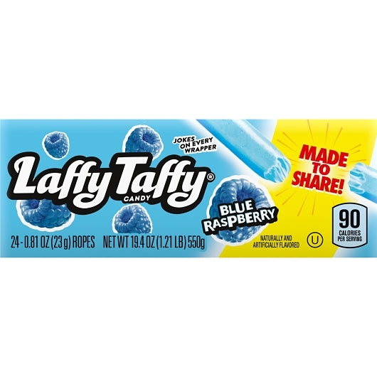 Laffy Taffy Blue Raspberry Rope, 12 x 24 x 0.81 oz Case - DOT product image 2