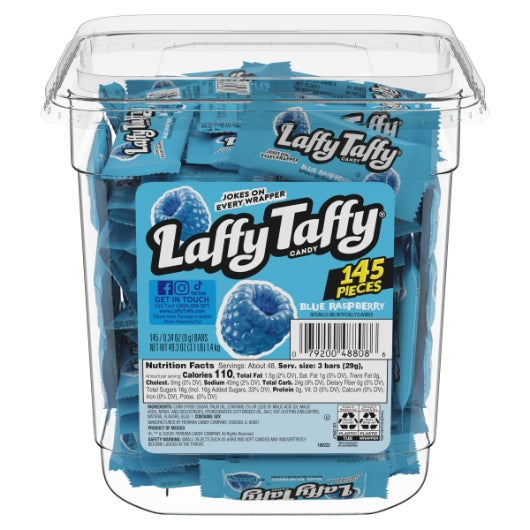 Laffy Taffy Wild Blue Raspberry Taffy, 8 x 145 x 24.65 lb Case - DOT product image 2
