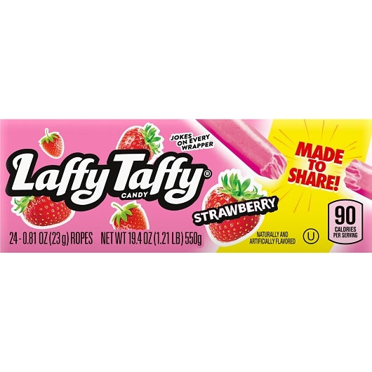 Laffy Taffy Strawberry Rope, 12 x 24 x 0.81 oz Case - DOT product image 2