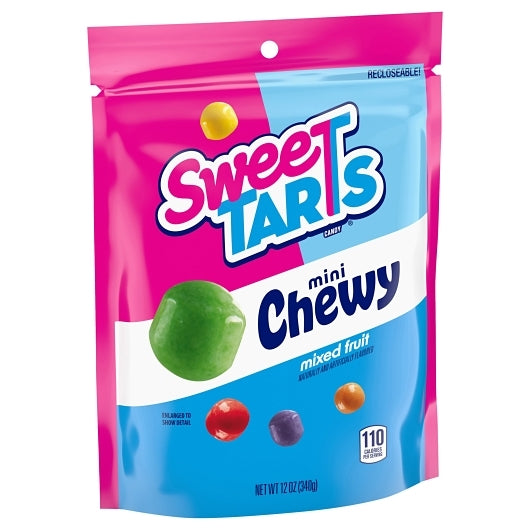 Sweetarts Mini Chewy Peg Bag, 8 x 12.002 oz Case - Candy & Confections