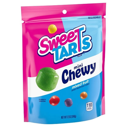 Sweetarts Mini Chewy Peg Bag, 8 x 12.002 oz Case - Candy & Confections