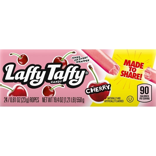 Laffy Taffy Cherry Rope, 12 x 24 x 0.81 oz Case - DOT product image 2