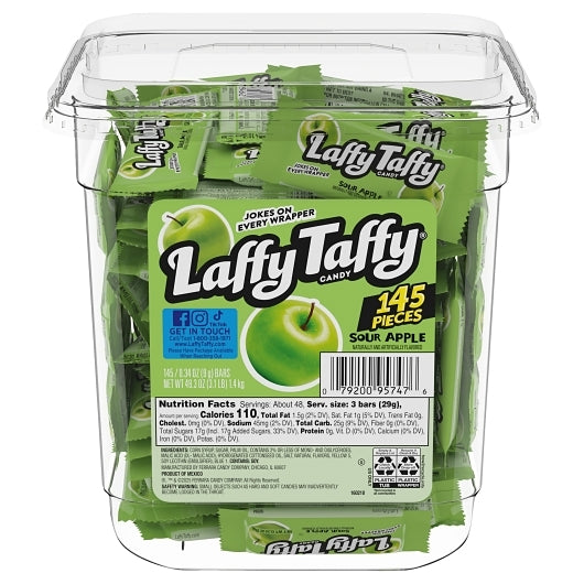 Laffy Taffy Sour Apple, 8 x 145 x 24.65 lb Case - DOT product image 2