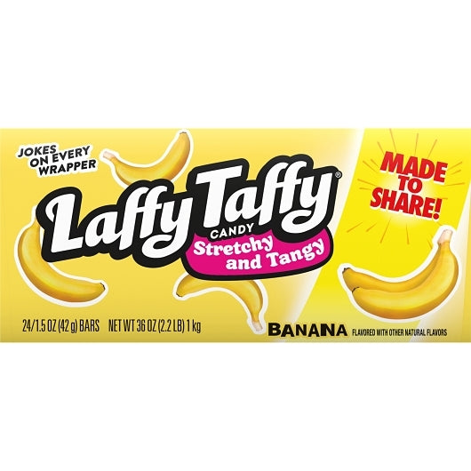 Laffy Taffy Banana United States Taffy, 12 x 24 x 1.5 oz Case - DOT product image 2