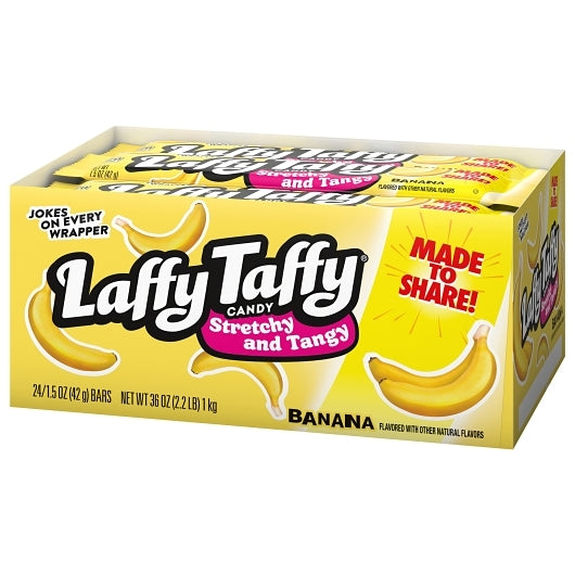 Laffy Taffy Banana United States Taffy, 12 x 24 x 1.5 oz Case - DOT product image 7