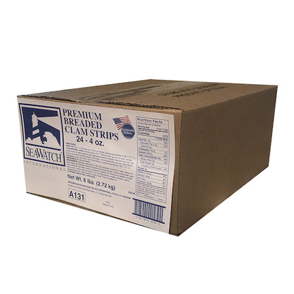 Sea Watch Frozen Prefried Clam Strips, 24 x 4 oz Case - DOT product image 5