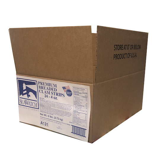 Sea Watch Frozen Prefried Clam Strips, 24 x 4 oz Case - DOT product image 4