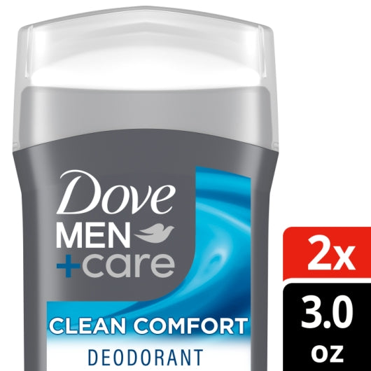Dove Clean Comfort Deodorant Stick, 2 x 6 x 85 fl oz Case - Health & Personal Care