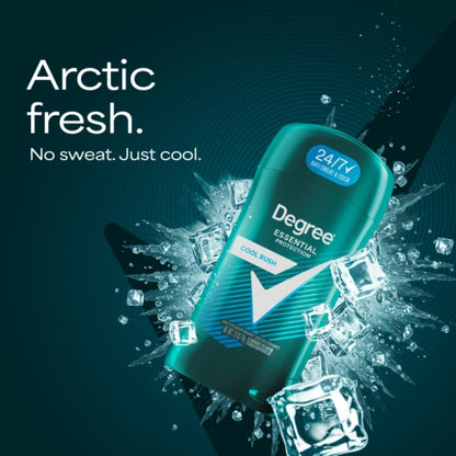 Degree Men 48 Hour Cool Rush Anti-Perspirant Deodorant Stick Trial & Travel, 2 x 6 x 1.6 fl oz Case - Unclassified DOT image