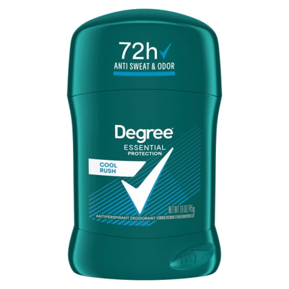 Degree Men 48 Hour Cool Rush Anti-Perspirant Deodorant Stick Trial & Travel, 2 x 6 x 1.6 fl oz Case - Front/center packaged product image