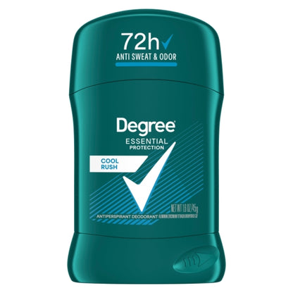 Degree Men 48 Hour Cool Rush Anti-Perspirant Deodorant Stick Trial & Travel, 2 x 6 x 1.6 fl oz Case - Front/center packaged product image
