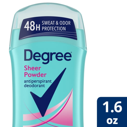 Degree Women'S 48 Hour Sheer Powder Anti-Perspirant Deodorant Invisible Solid Stick, 2 x 6 x 1.6 oz Case - DOT product image 3