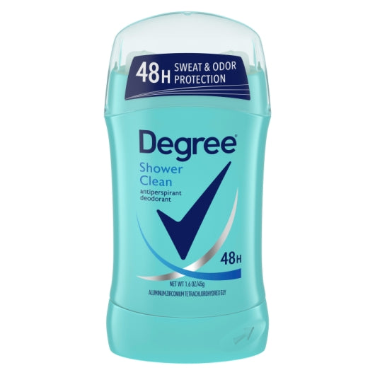 Degree Women's 24 Hour Shower Clean Anti-Perspirant Deodorant Invisible Solid Stick, 2 x 6 x 1.6 oz Case - Health &