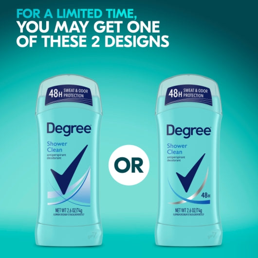 Degree Women's Shower Clean Antiperspirant & Deodorant 2.6oz 6Count (PACK OF 2) - DOT product image 8
