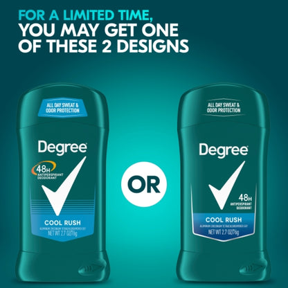 Degree 48 Hour Cool Rush Anti-Perspirant, 2 x 6 x 2.7 oz Case - Unclassified DOT image