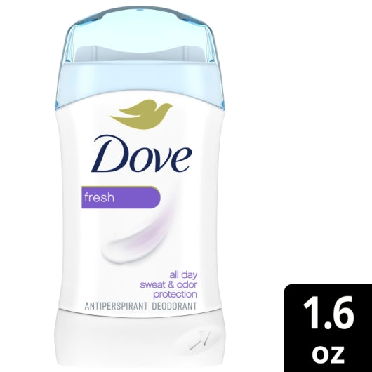 Dove Women's Fresh Anti-Perspirant Deodorant Stick, 2 x 6 x 1.6 fl oz Case - Health & Personal Care