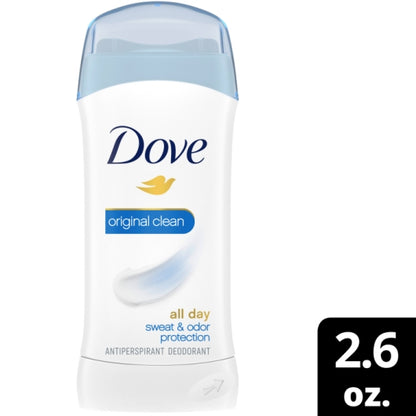 Dove Women's All Day Original Clean Anti-Perspirant Deodorant Stick, 2 x 6 x 2.6 fl oz Case - DOT product image 3