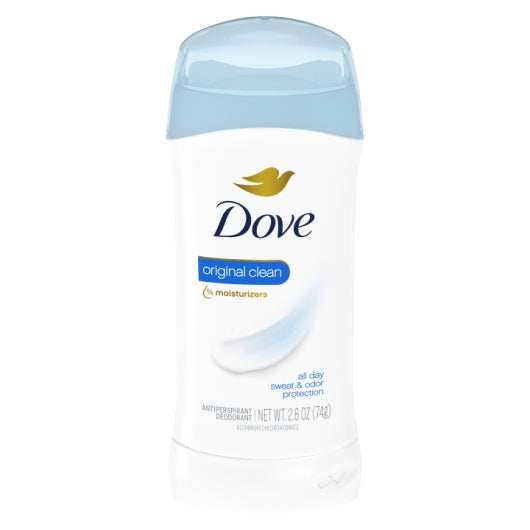 Dove Women's All Day Original Clean Anti-Perspirant Deodorant Stick, 2 x 6 x 2.6 fl oz Case - DOT product image 2