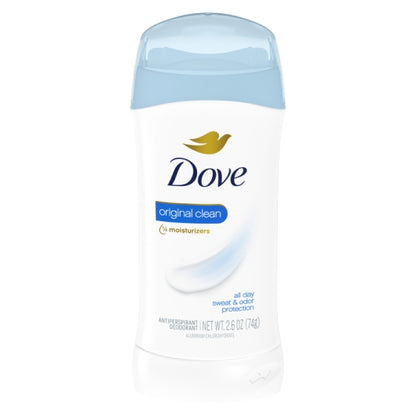 Dove Women's All Day Original Clean Anti-Perspirant Deodorant Stick, 2 x 6 x 2.6 fl oz Case - DOT product image 2