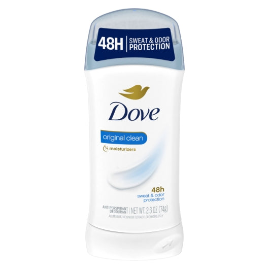 Dove Women's All Day Original Clean Anti-Perspirant Deodorant Stick, 2 x 6 x 2.6 fl oz Case - Health & Personal Care