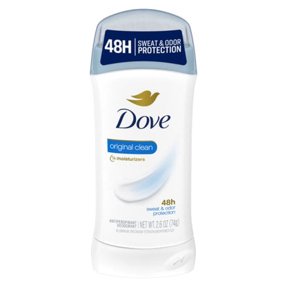 Dove Women's All Day Original Clean Anti-Perspirant Deodorant Stick, 2 x 6 x 2.6 fl oz Case - Health & Personal Care