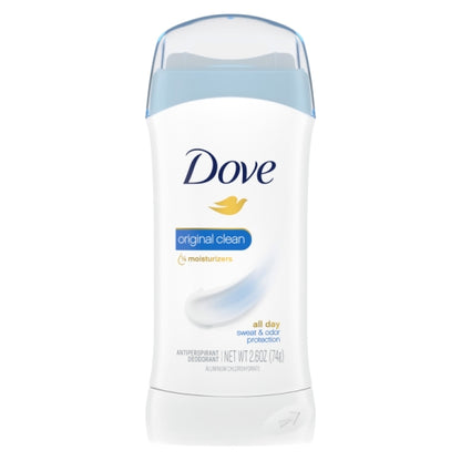Dove Women's All Day Original Clean Anti-Perspirant Deodorant Stick, 2 x 6 x 2.6 fl oz Case - DOT product image 2