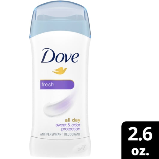 Dove Women's 48 Hour Fresh Anti-Perspirant Deodorant Stick, 2 x 6 x 2.6 fl oz Case - Health & Personal Care