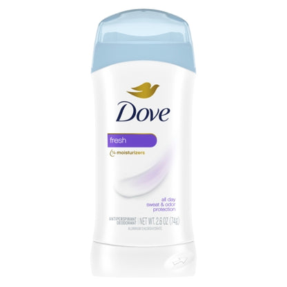 Dove Women'S 48 Hour Fresh Anti-Perspirant Deodorant Stick, 2 x 6 x 2.6 fl oz Case - Front/center packaged product image