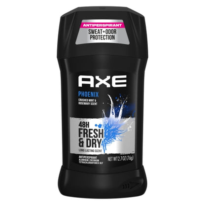 Axe Men's 48 Hour Phoenix Anti-Perspirant Deodorant Invisible Solid, 2 x 6 x 2.6 oz Case - Health & Personal Care