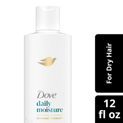 Dove Daily Moisture Therapy Shampoo, 6 x 12 fl oz Case - Health & Personal Care