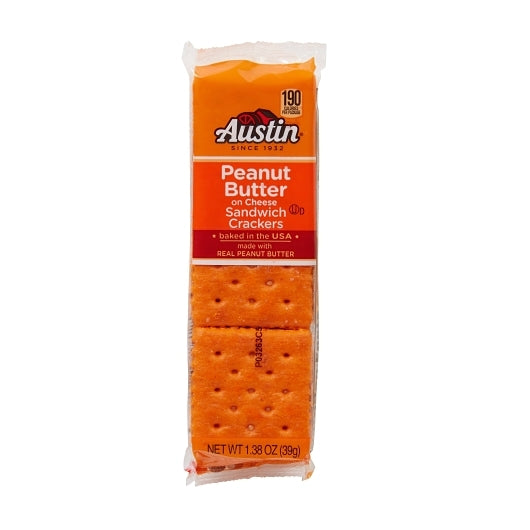 Austin Cheese Crackers with Peanut Butter, 12 x 8 x 1.38 oz Case - GS1 inner-pack image