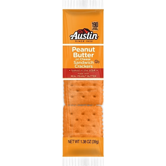 Austin Cheese Crackers with Peanut Butter, 12 x 8 x 1.38 oz Case - GS1 inner-pack image