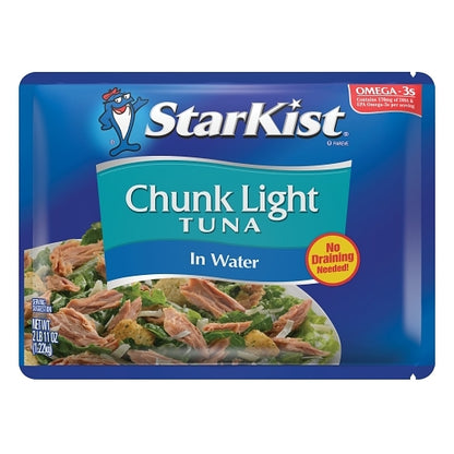 Starkist Chunk Light Tuna In Water, 6 x 43 oz Case - Meat, Poultry & Seafood