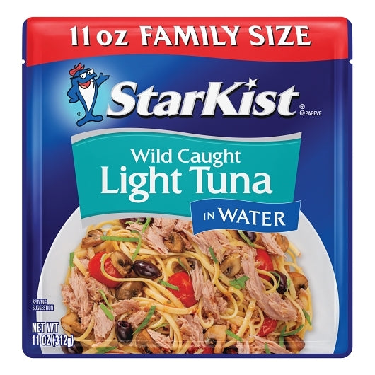 Starkist Chunk Light Tuna In Water Pouch, 12 x 11 oz Case - Meat, Poultry & Seafood