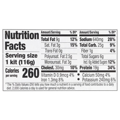 Heinz Chunk Tuna Kit Chunk White Water Lunch To Go Pouch, 12 x 4.1 oz Case - DOT product image 7