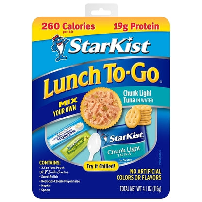 Starkist Kit Lunch To-Go Chunk Light, 12 x 4.1 oz Case - DOT product image 2