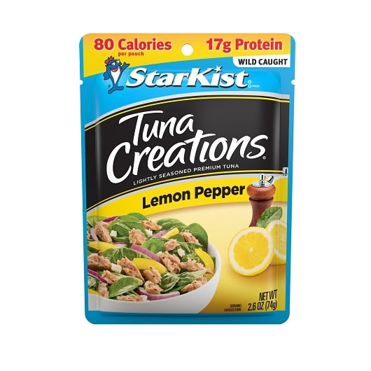 Starkist Tuna Creations Lemon Pepper, 24 x 2.6 oz Case - Meat, Poultry & Seafood