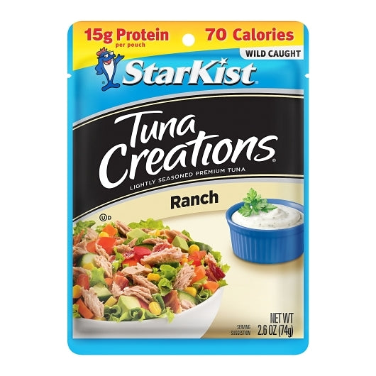 Starkist Tuna Creations Ranch, 24 x 2.6 oz Case - Meat, Poultry & Seafood