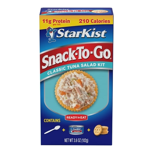 Starkist Kit Ready-To-Eat Original Deli Style Tuna Salad, 12 x 3.6 oz Case - Meat, Poultry & Seafood