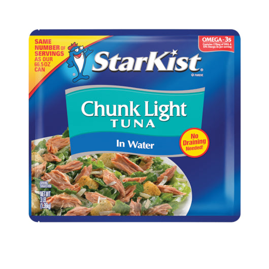 Starkist Chunk Light Tuna In Water, 6 x 48 oz Case - Meat, Poultry & Seafood