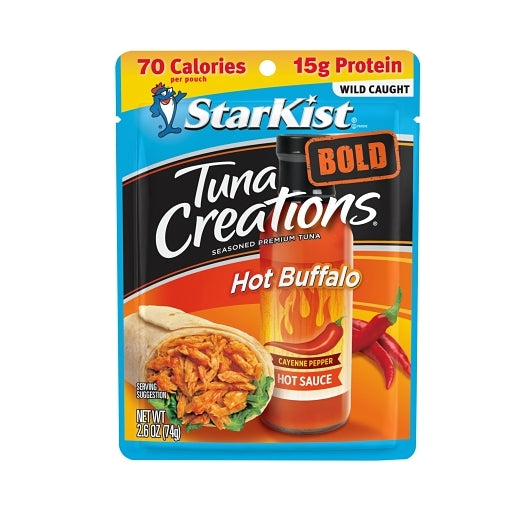Starkist Tuna Creations Hot Buffalo, 24 x 2.6 oz Case - Meat, Poultry & Seafood