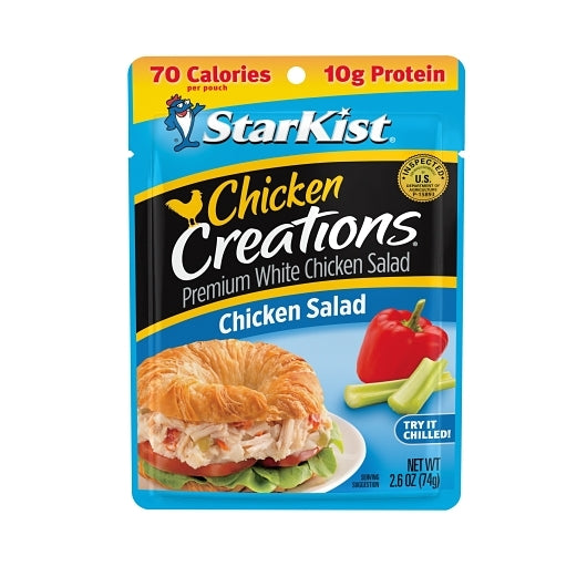 Starkist Chicken Salad Chicken Creations Pouch, 12 x 2.6 oz Case - Meat, Poultry & Seafood