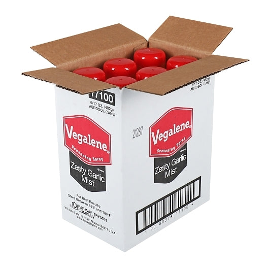 Vegalene Zesty Garlic Mist Seasoning Spray Case, 6 x 17 oz Case - GS1 open-case image