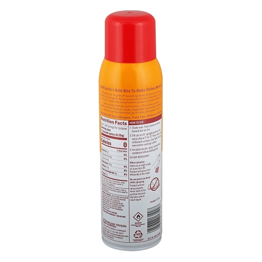 Vegalene Zesty Garlic Mist Seasoning Spray Case, 6 x 17 oz Case - Alternate product angle or state