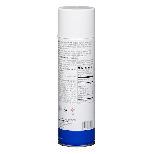 Benton Lane Supreme All Vegetable Pan Spray Aerosol, 6 x 16.5 oz Case - DOT product image 4